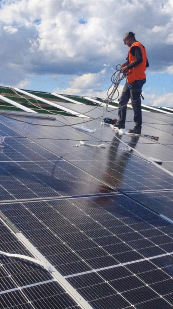 Technicien photovoltaique