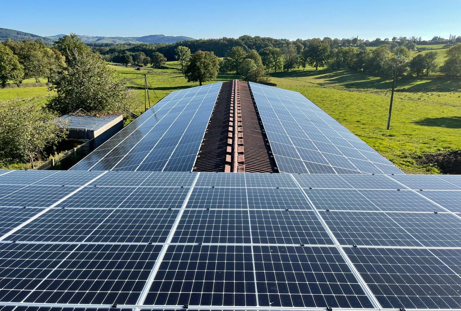 Installation solaire agricole